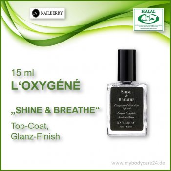 Nailberry Top Coat Shine and breathe