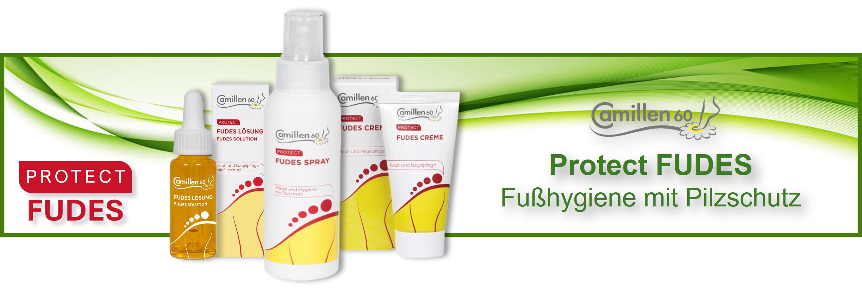 Camillen 60 Protect FUDES Fußhygiene mit Pilzschutz