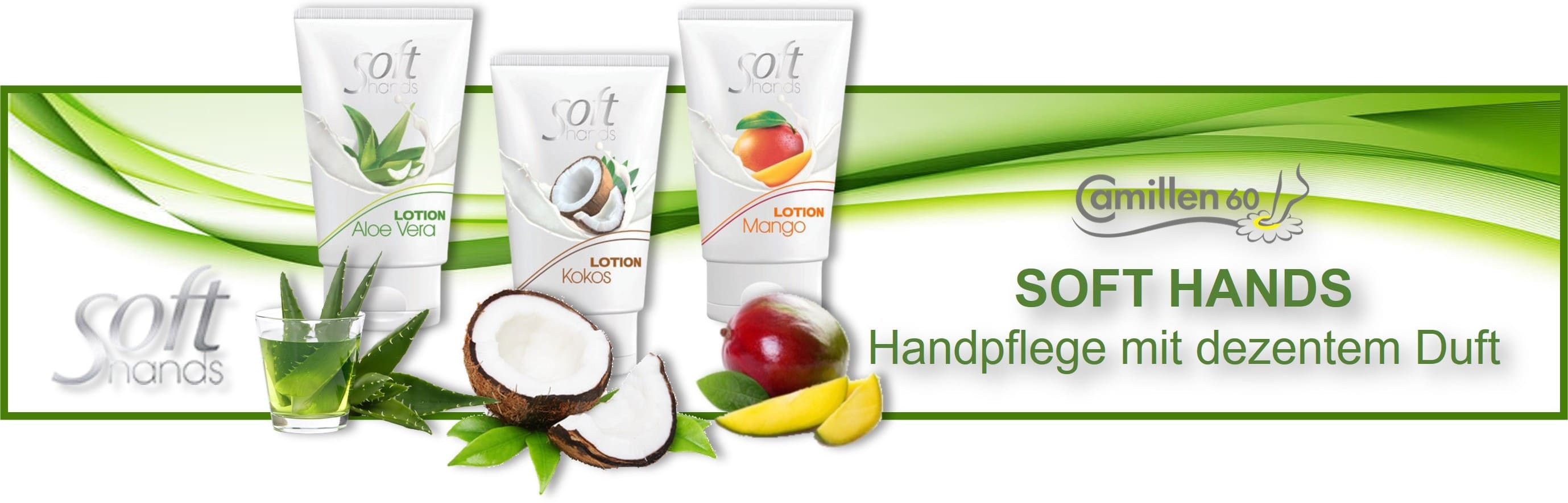 Camillen 60 SOFT HANDS duftige Handpflege und Peeling
