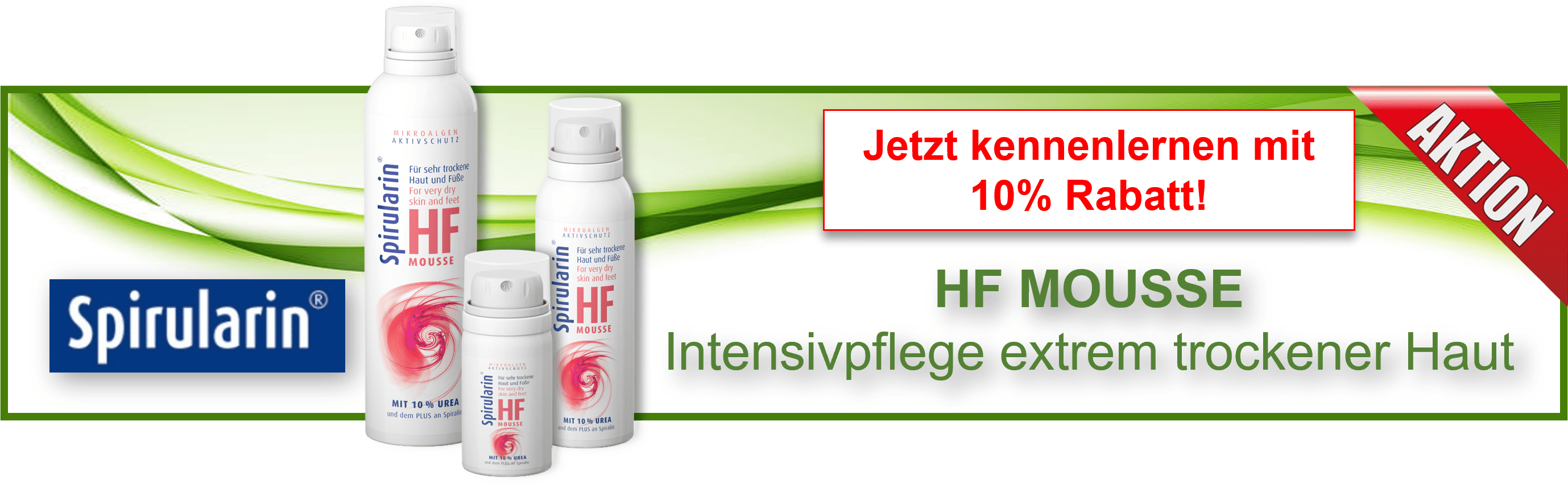 Spirularin® HF MOUSSE - Intensivpflege bei extrem trockener Haut