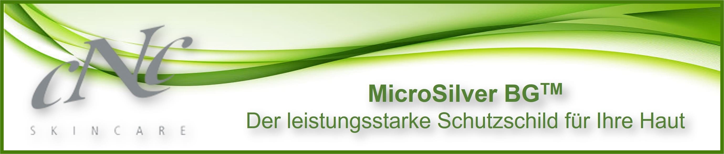 CNC Microsilver BG - antibakterieller Silber-Schutzschild für Ihre Haut