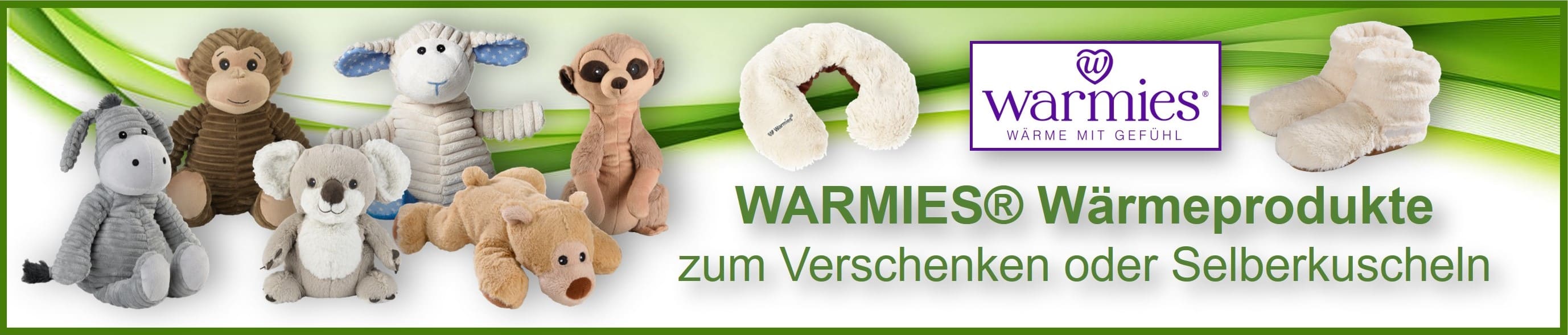 Die Original WARMIES - Wärmeprodukte zum Verschenken oder Selberkuscheln