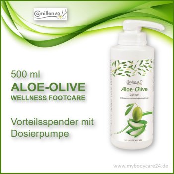 ALOE-OLIVE Fußlotion oder Schaum - Wellness Footcare als Verwöhnprogramm