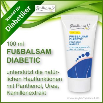 DIABETIC Fußbalsam | Diabetiker Intensivpflege empfindlicher Fußhaut