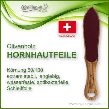 Camillen 60 Olivenholz Hornhaut-Feile