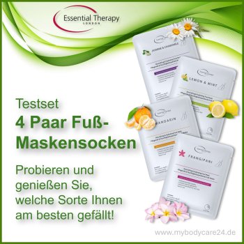 4er Testset Fußmasken-Socken