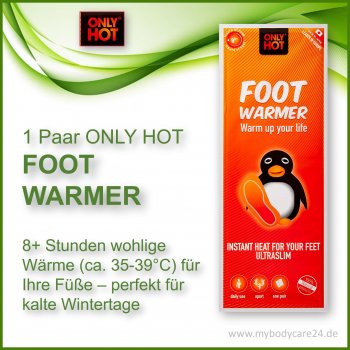 NEU - ONLY HOT Foot Warmer | 8+ Stunden Fußwärme