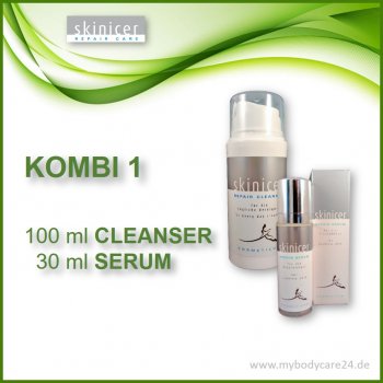 skinicer®-Sparset 1: CLEANSER plus SERUM (UVP: 60,00 €)