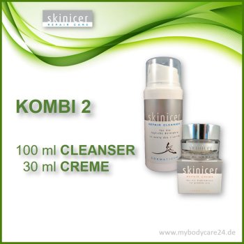 Skinicer® SET 2: REPAIR Cleanser + REPAIR Creme