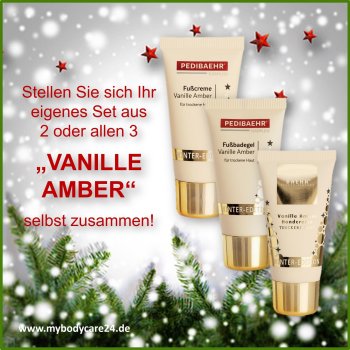 Vanille-Amber-Set zusammenstellen