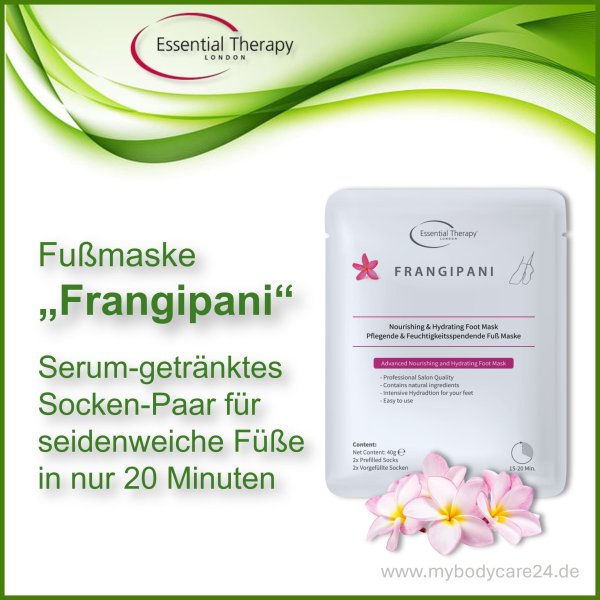 Socken-Fußmaske "Frangipani"
