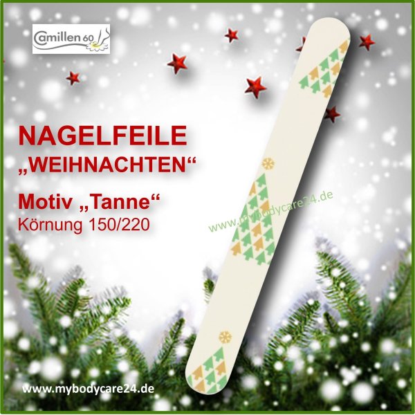 Camillen60 Weihnachts-Nagelfeile "Tanne"