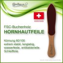Holz-Hornhaut-Feile - extrem langlebig, stabil und effektiv