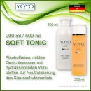 YOYO Soft Tonic - alkoholfreies, mildes Gesichtswasser